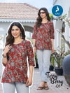 Terry Berry By Kaya Cotton Camric Wholesale Western Ladies Top Suppliers In Mumbai